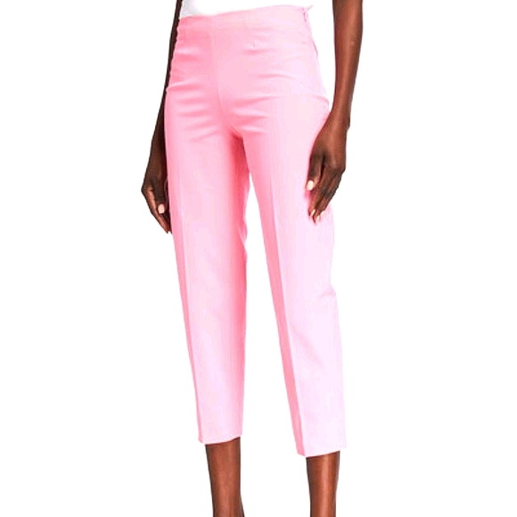 Tori Richard Honolulu pink crop capris pants 6